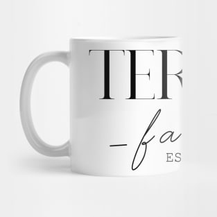 Teresa Family EST. 2020, Surname, Teresa Mug